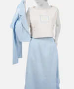 دامن کتان باران - Image 4