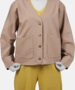 کت لینن جلو باز وندا - Image 4