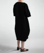 پیراهن کتان بلند کمان