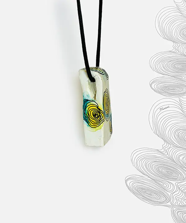 گردنبند پاپیه ماشه | کد 125