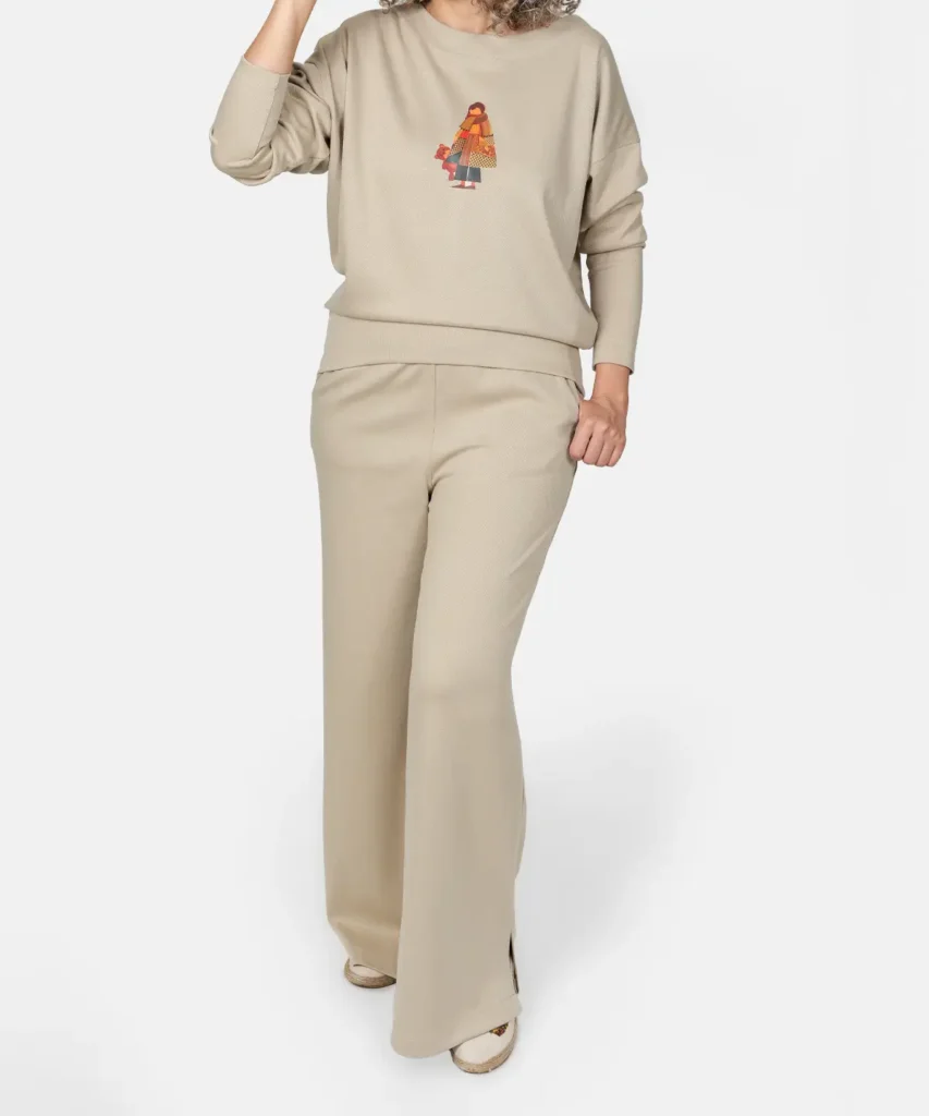 بلوز نخی یقه قایقی آتنا