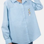 شومیز لینن دکمه دار سارا