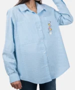 شومیز لینن دکمه دار سارا