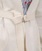 کت لینن جلو باز ترگل