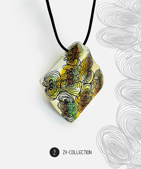 گردنبند پاپیه ماشه | کد 115