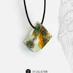 گردنبند پاپیه ماشه | کد 116