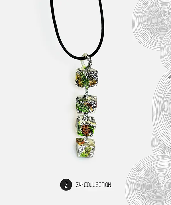 گردنبند پاپیه ماشه | کد 123