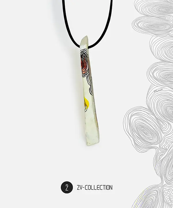 گردنبند پاپیه ماشه | کد 128