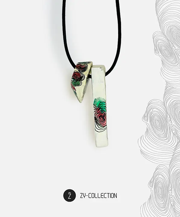 گردنبند پاپیه ماشه | کد 129