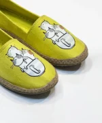 کفش کنفی زرد