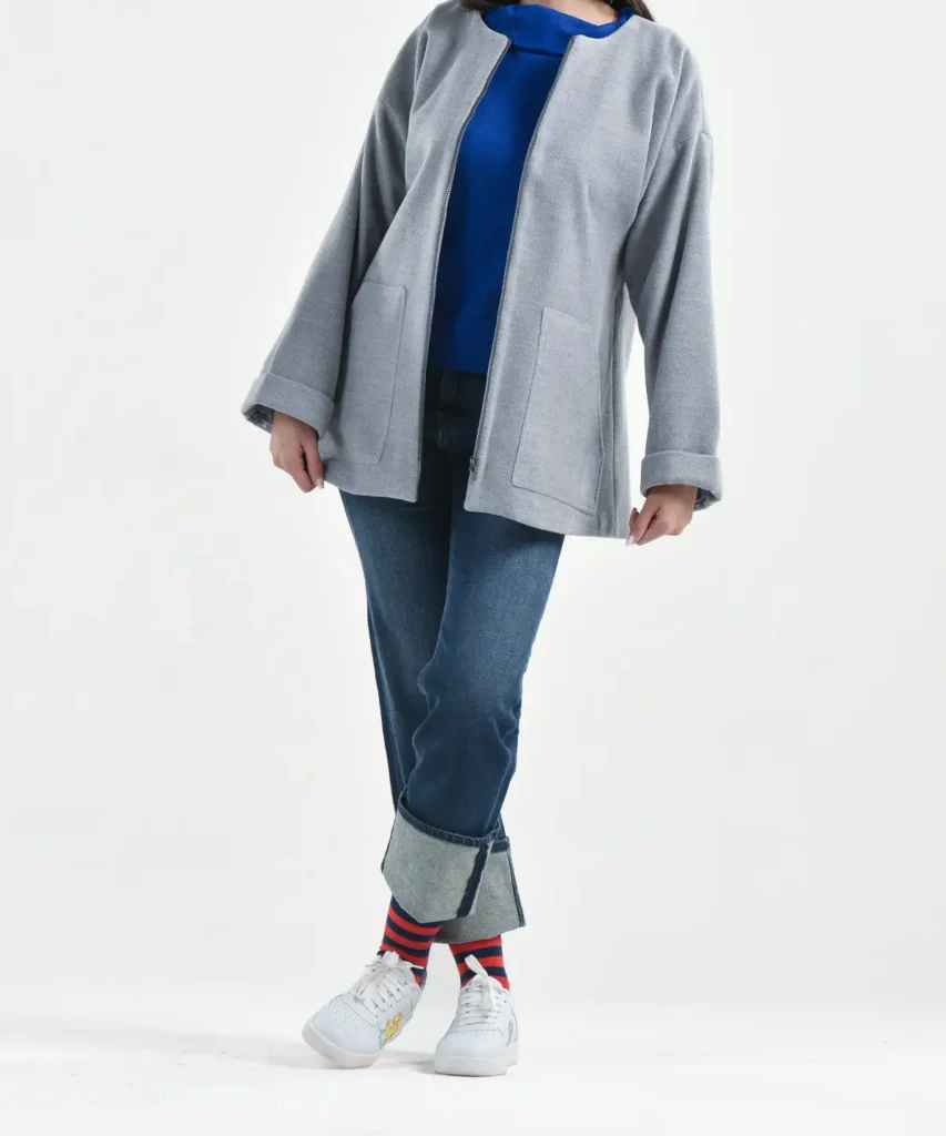 کت فوتر زیپ دار مدل مادام