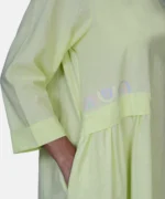 پیراهن کاهویی لینن ترمه