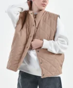 وست دکمه ای مدل نیلوفر