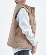 وست دکمه ای مدل نیلوفر