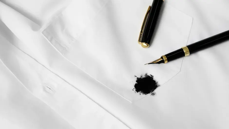 پاک کردن لکه جوهر