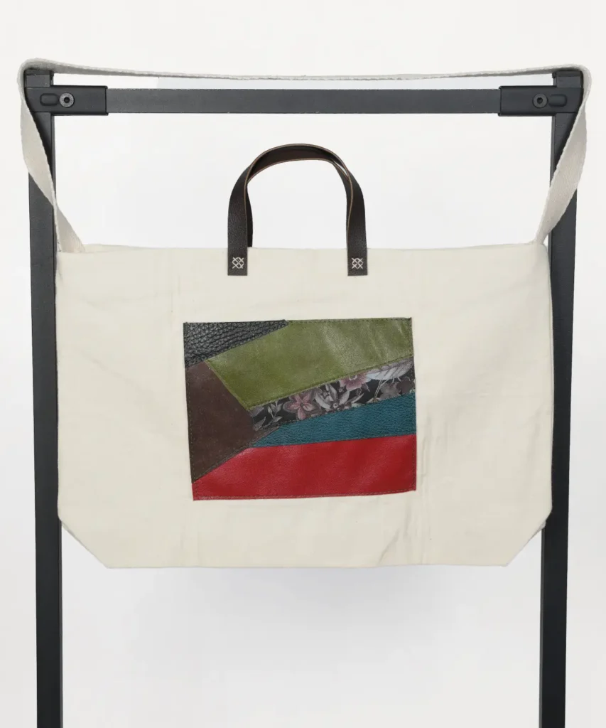 کیف کتان نچرال مدل پالیز