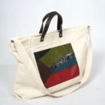 کیف کتان نچرال مدل پالیز