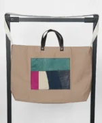 کیف کتان نسکافه ای مدل پالیز