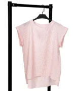 بلوز لینن یقه گرد مدل مهرک - Image 2