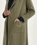 مانتو سدری پاییزه جلو باز مدل فرنوش