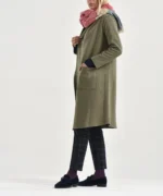 مانتو سدری پاییزه جلو باز مدل فرنوش