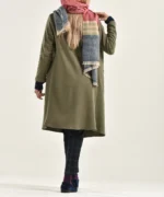 مانتو سدری پاییزه جلو باز مدل فرنوش