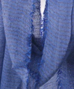 شال نخی آبی مدل زارا