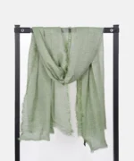 شال نخی سبز مدل زارا