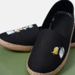 کفش کنفی مشکی طرح ماهی