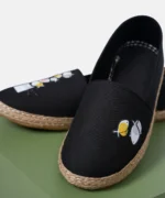 کفش کنفی مشکی طرح ماهی