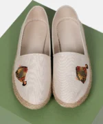 کفش کنفی کرم طرح دختر