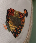 کفش کنفی کرم طرح دختر