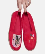 کفش کنفی قرمز