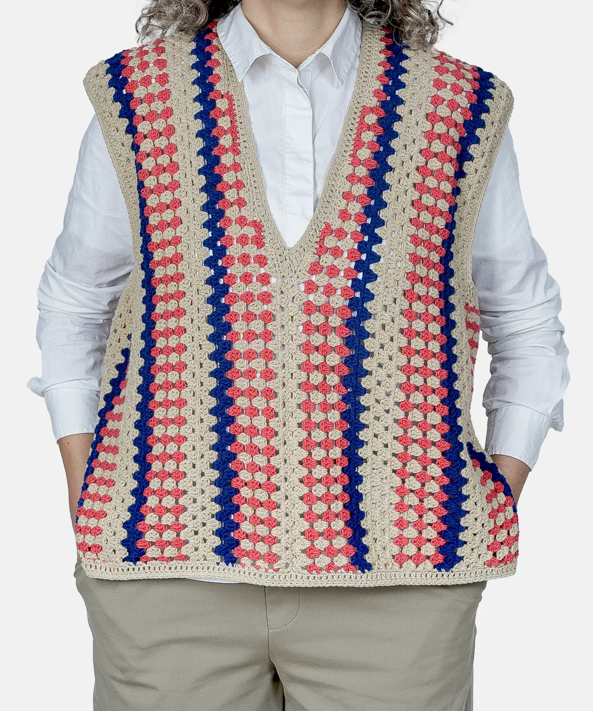 جلیقه بافت مدل پانی