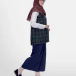 جلیقه کشمیر دو رنگ مدل پوژان