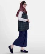 جلیقه کشمیر دو رنگ مدل پوژان