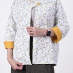 کت کتان دورو مدل پوپک