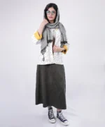 کت کتان دورو مدل پوپک