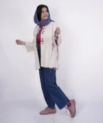 کت کتان جلوباز مدل پلاس - Image 7