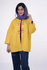 کت کتان جلوباز مدل پلاس - Image 8