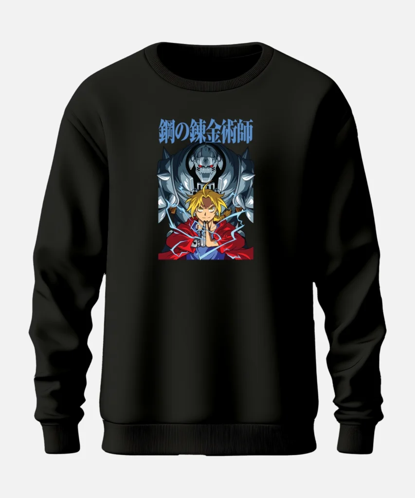 دورس نخ پنبه مشکی طرح Fullmetal Alchemist