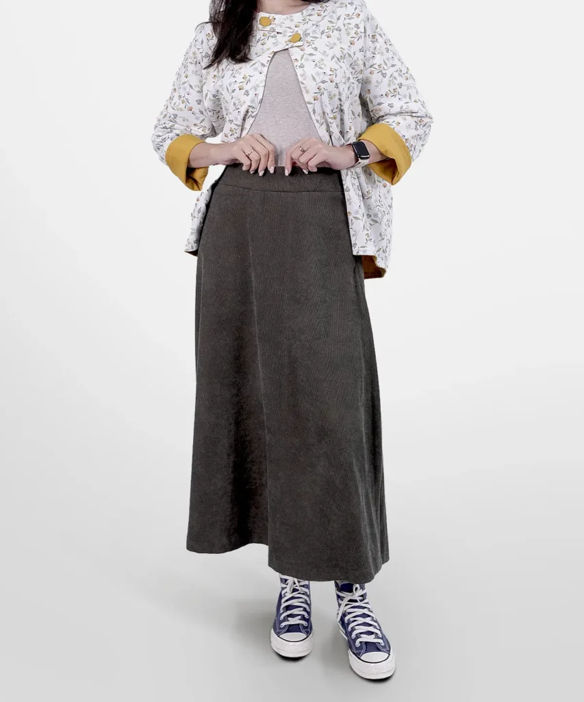 دامن کتان مدل پریشا