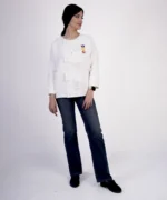 کت یقه گرد مدل پازل