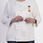 کت یقه گرد مدل پازل