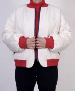 کاپشن زیپ دار یقه گرد مدل طلا