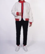 کاپشن زیپ دار یقه گرد مدل طلا