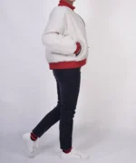 کاپشن زیپ دار یقه گرد مدل طلا