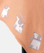 تاپ لینن یقه گرد مدل باران