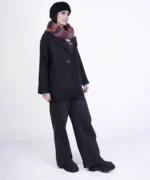 پالتو کوتاه مشکی مدل اورانووس