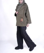 پالتو کوتاه سبز مدل اورانووس